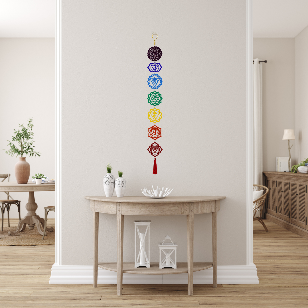 Mystical 7-Chakra Wall Hanging Decor | Enhance Your Energy Flow & Sacred Space