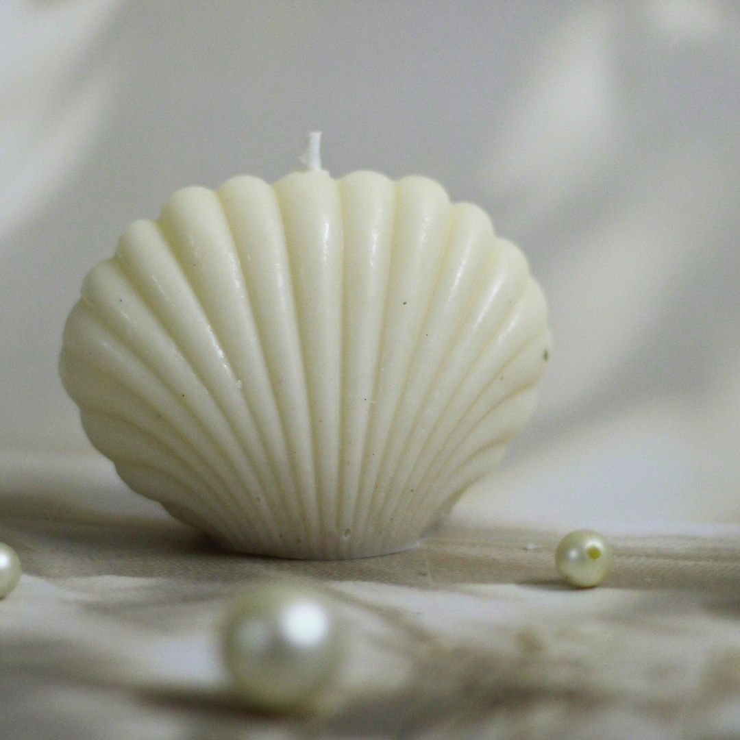 Celestial Rituals Soy Wax Shell Candle | Calming Essence of the Ocean