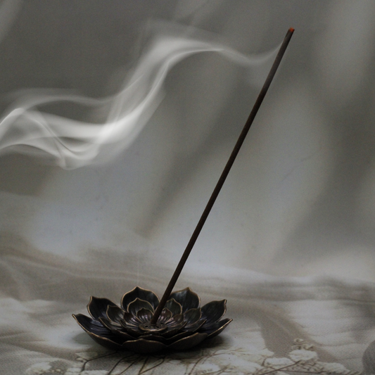 Magik Metal Incense Holder – Mystical Design with Removable Base