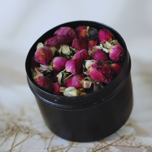 Organic Dried  Pink Rose Buds for Rituals - 50 grams