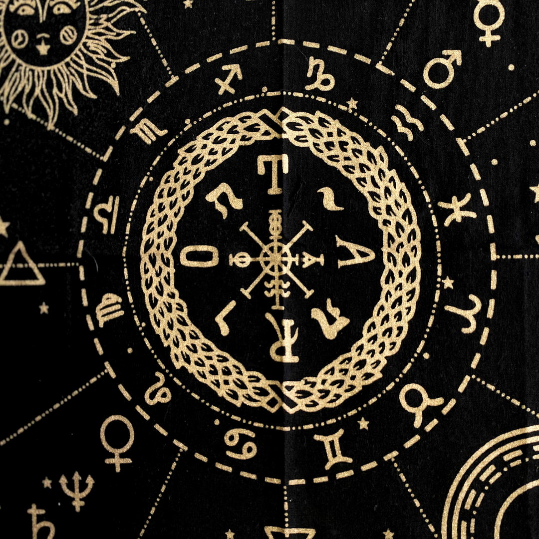 Astrology Tarot Altar Cloth Tapestry