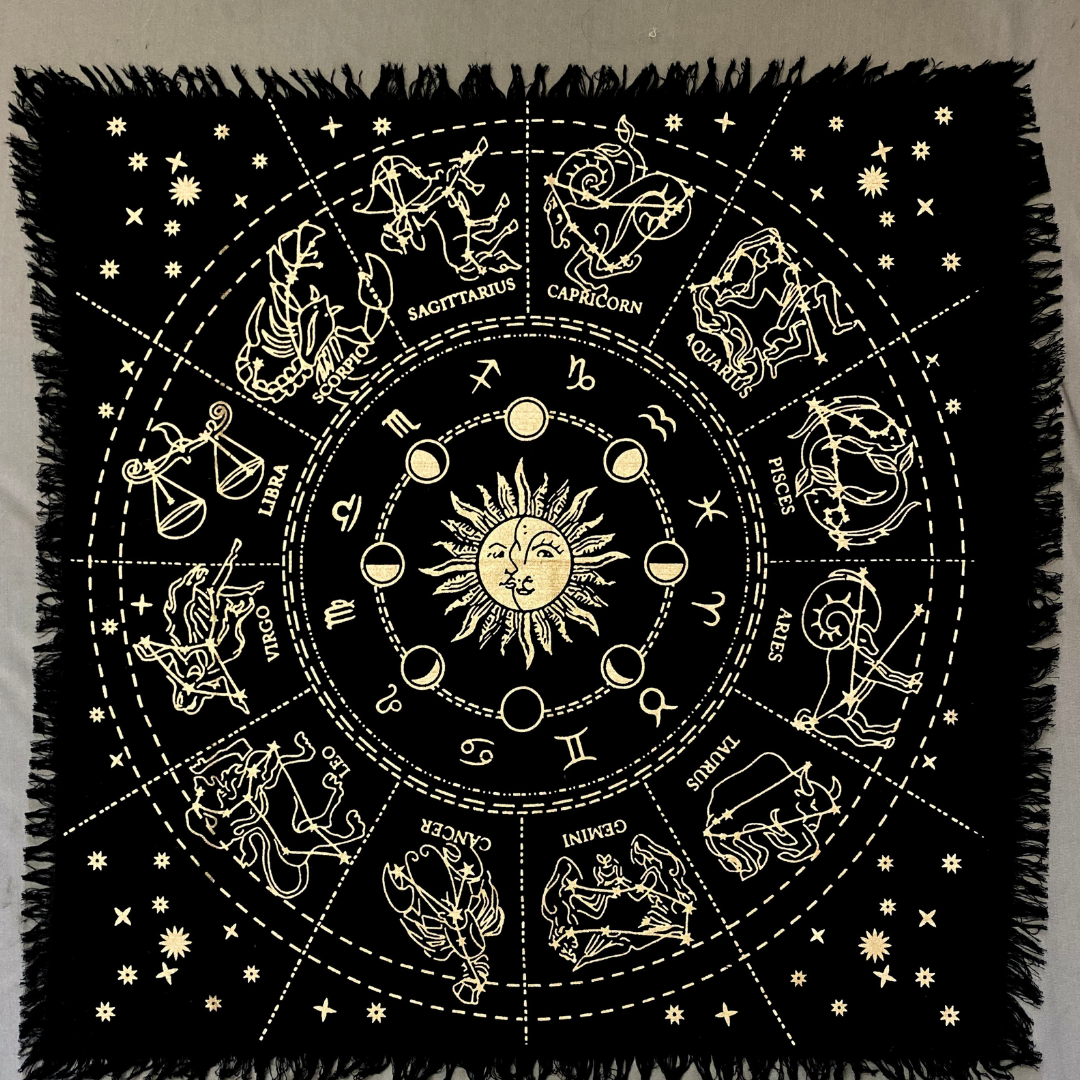 Astrology Tarot Altar Cloth Tapestry