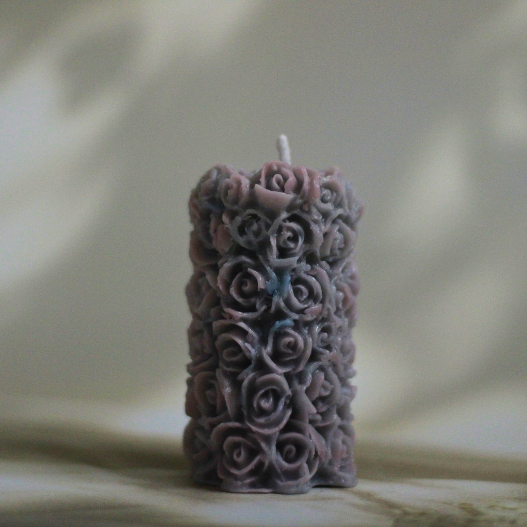 Rose Pillar Candle – Ritualistic & Aromatic Candles