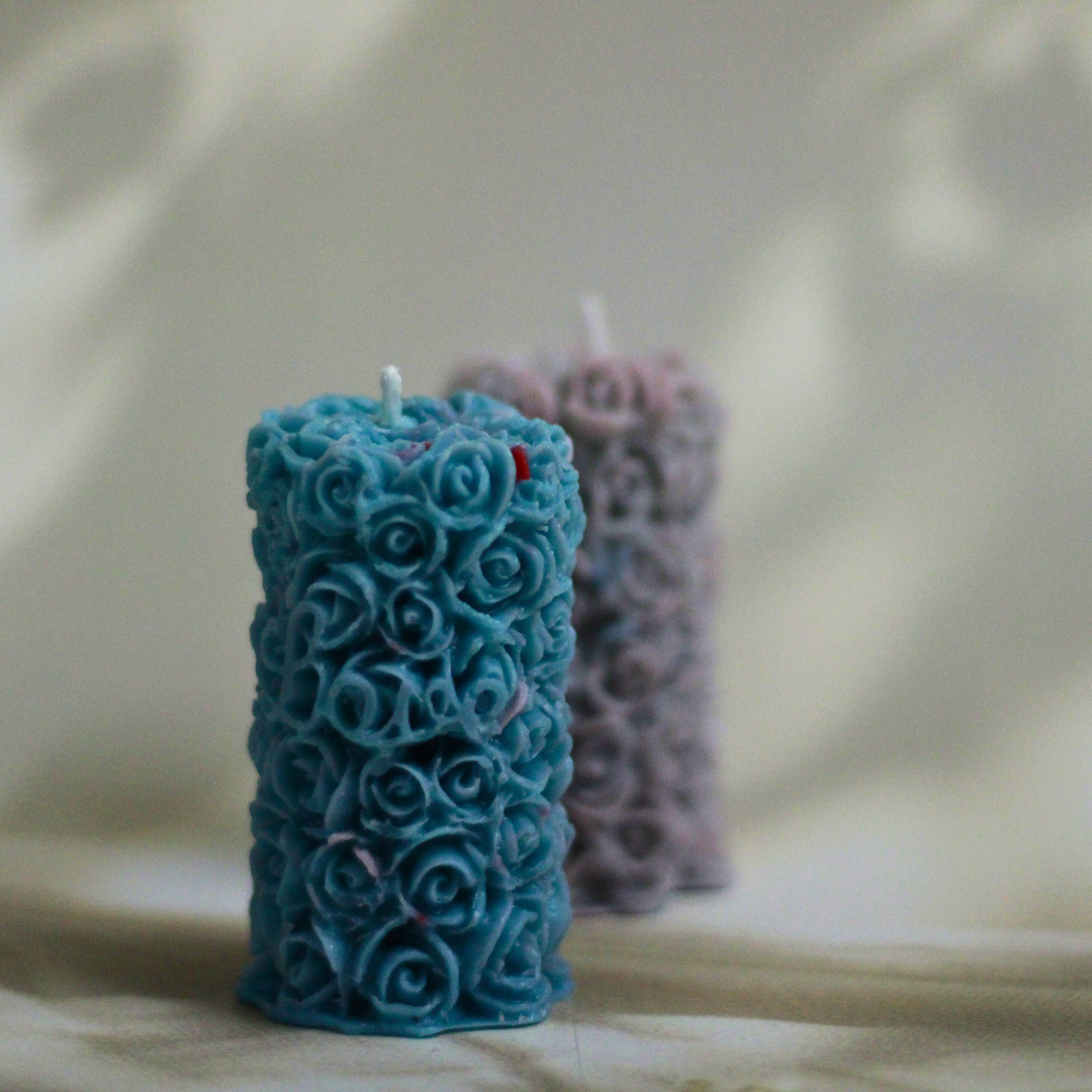 Rose Pillar Candle – Ritualistic & Aromatic Candles