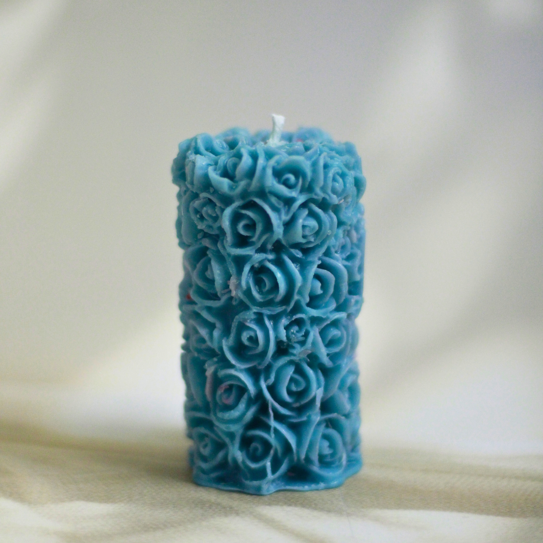 Rose Pillar Candle – Ritualistic & Aromatic Candles